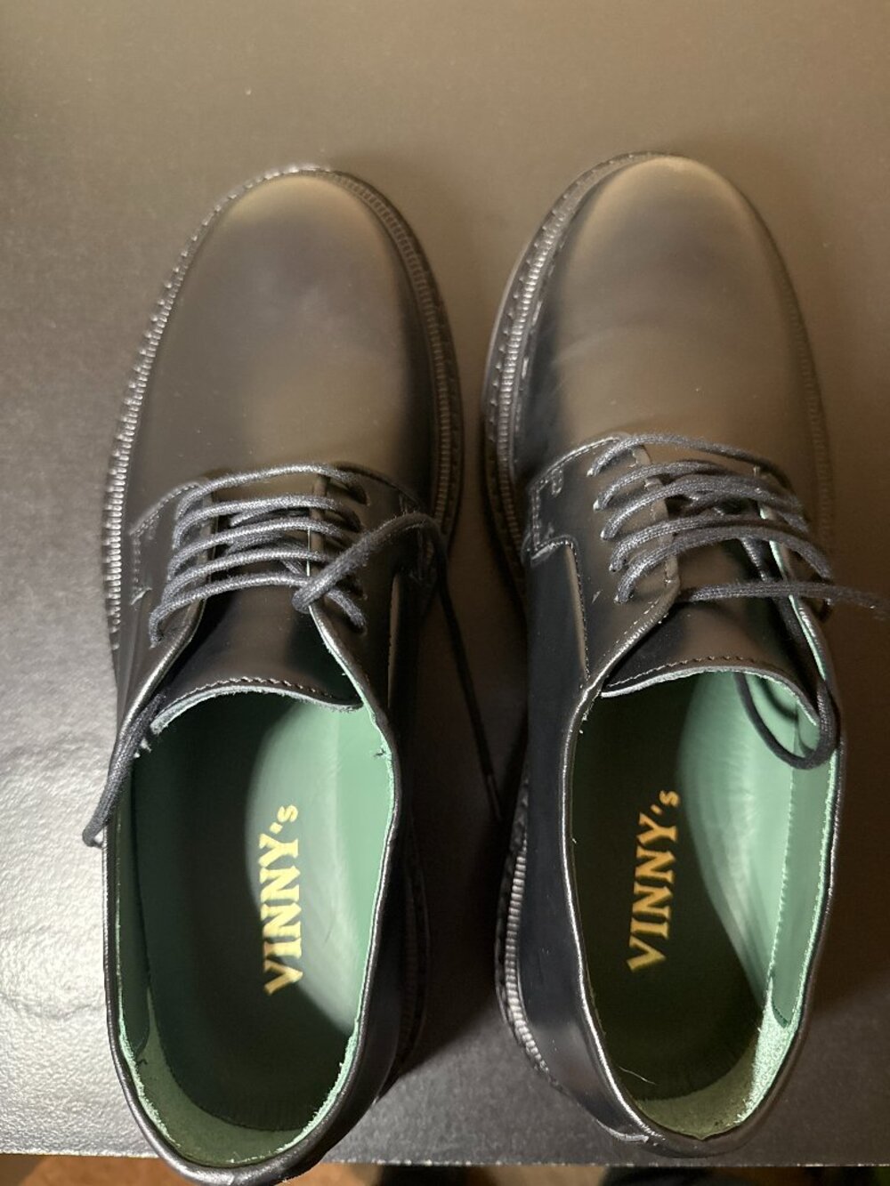Vinny's Bluchers Black Size 8-8.5